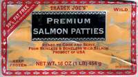 Premium Salmon Patties - 16 oz (1 lb) 454g