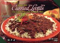 Curied Lentils On Cumin Flavored Basmati Rice - 12 OZ (340g)